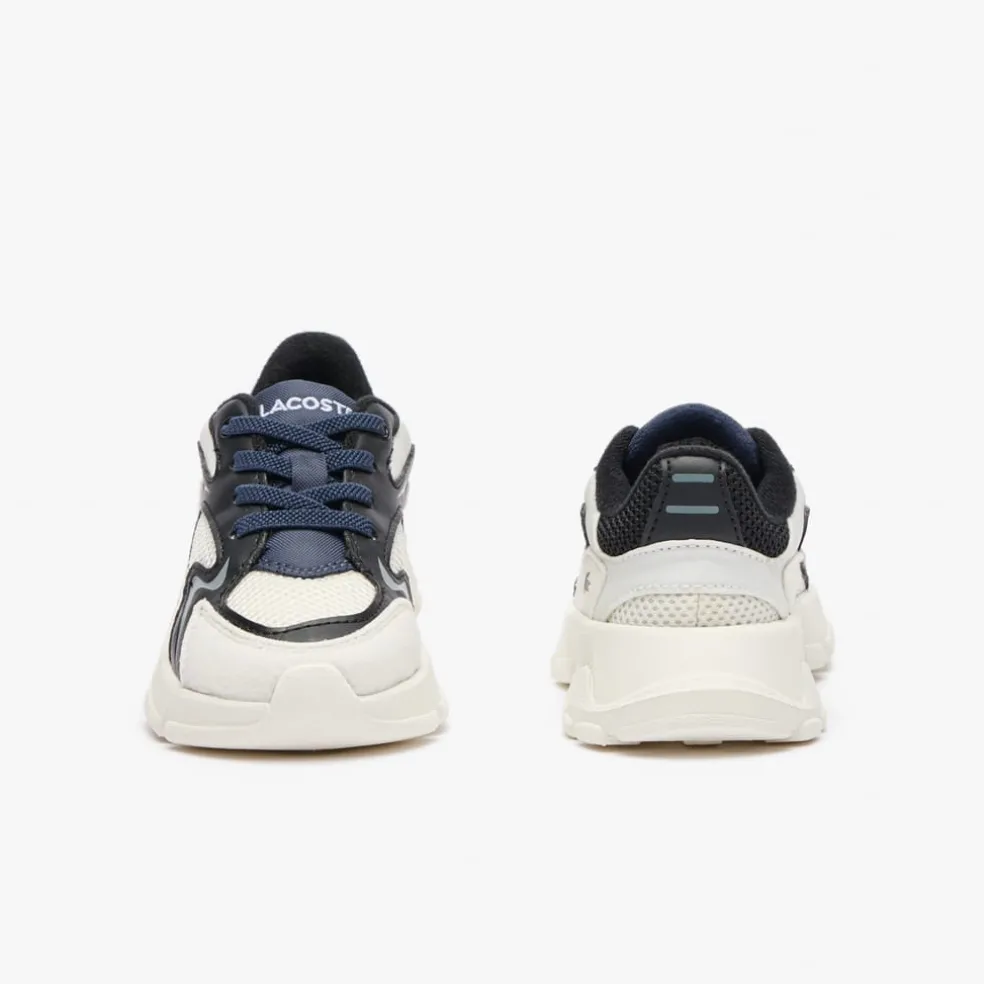 Lacoste Infants L003 Neo Trainers in Off White