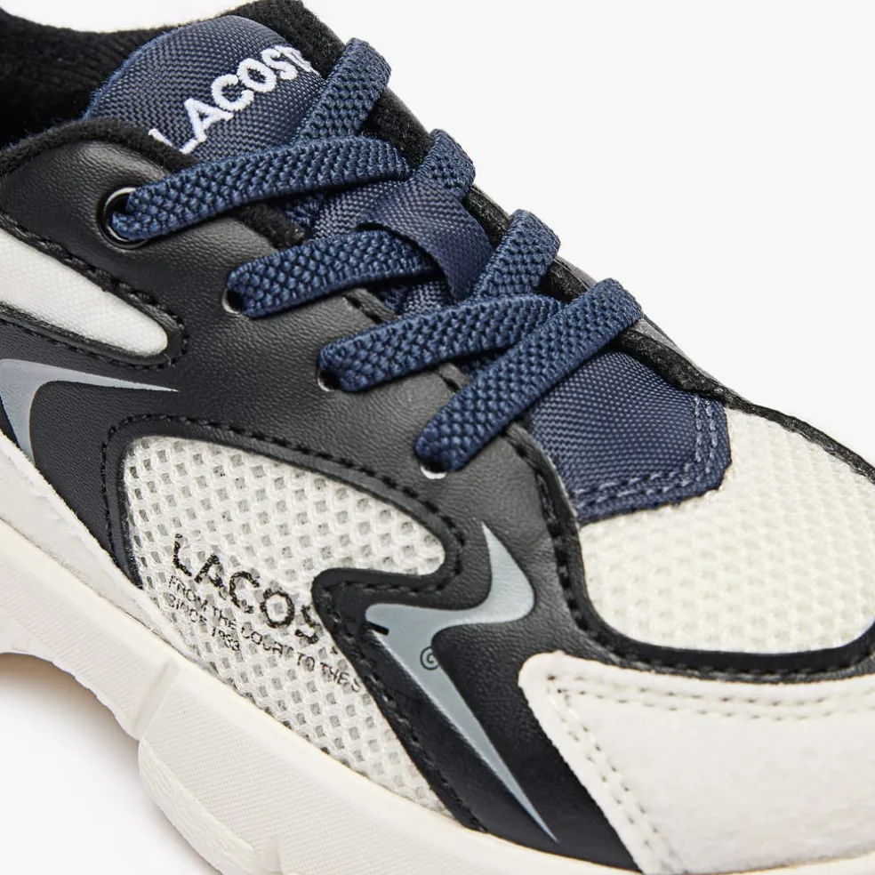 Lacoste Infants L003 Neo Trainers in Off White