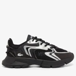 Lacoste Juniors L003 Neo Trainers in Black Silver