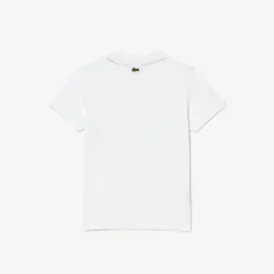 Lacoste Juniors Logo T-Shirt in White