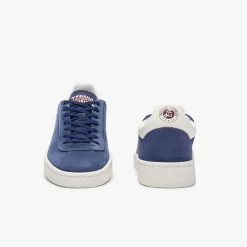 Lacoste Lineshot Leather Logo Trainers in Blue