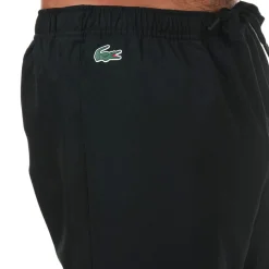Lacoste Logo Tape Track Pants in Black