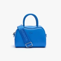 Lacoste Lora Small Leather Purse in Blue