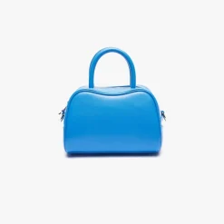 Lacoste Lora Small Leather Purse in Blue