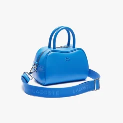 Lacoste Lora Small Leather Purse in Blue