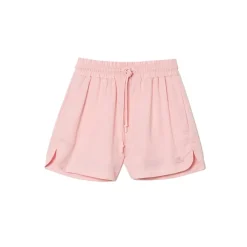 Lacoste Lyocell Sweat Shorts with Elasticated Waistband in Pink
