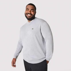 Lacoste Mens Knitted Jumper in Grey
