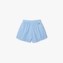 Lacoste Monogram Print Shorts in Blue