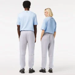 Lacoste Organic Cotton Fleece Sweatpants in Grey