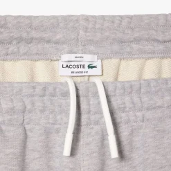 Lacoste Organic Cotton Fleece Sweatpants in Grey
