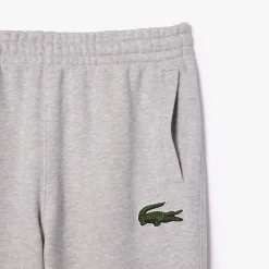 Lacoste Organic Cotton Fleece Sweatpants in Grey