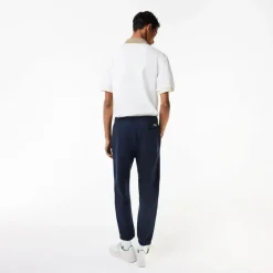 Lacoste Organic Cotton Sweatpants in Navy