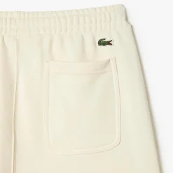 Lacoste Organic Cotton Track Pants in Cream