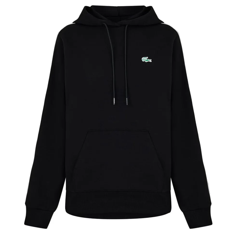 Lacoste Over The Head Hoodie in Black