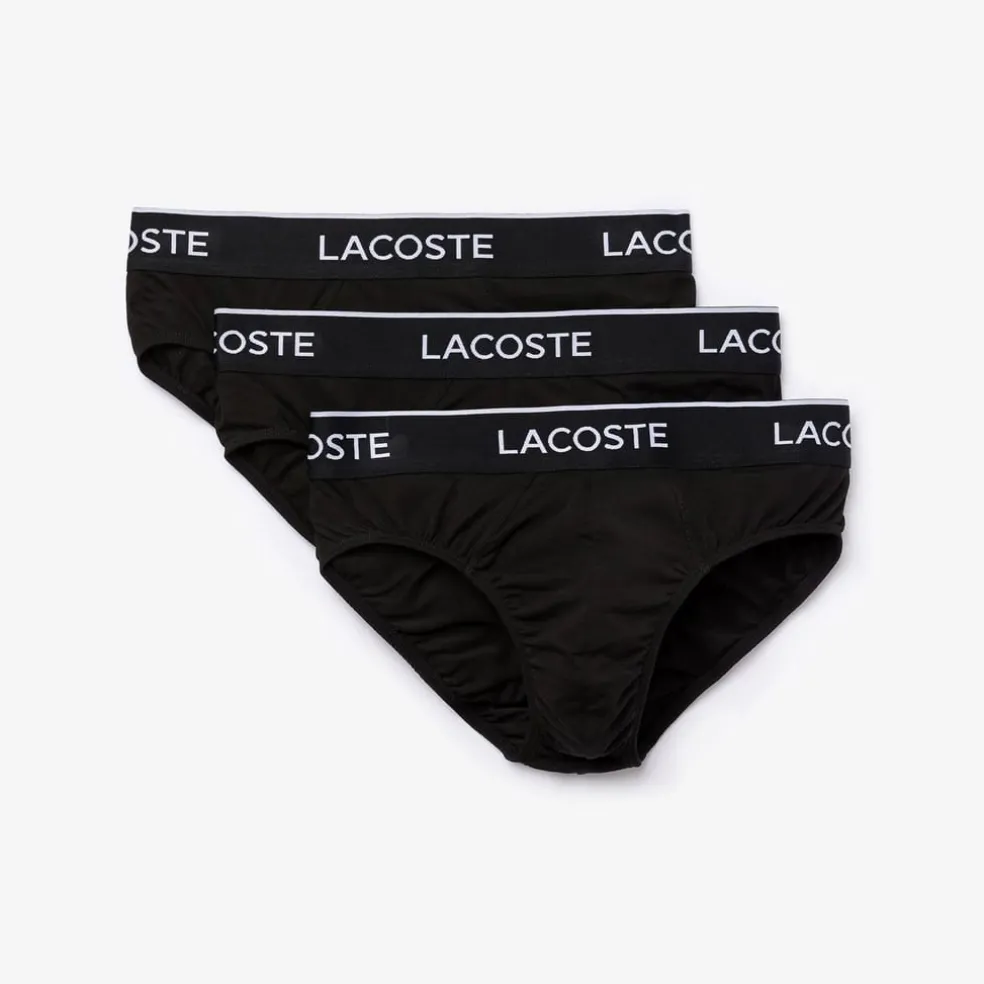 Lacoste Pack Briefs in Black