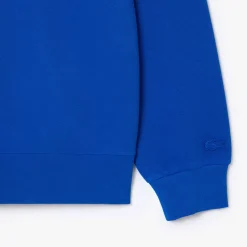 Lacoste Piqué Badge Accent Sweatshirt in Blue