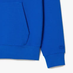 Lacoste Piqué Hoodie in Blue