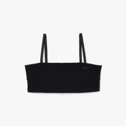 Lacoste Quick Dry UV Protect Technical Bralette in Black