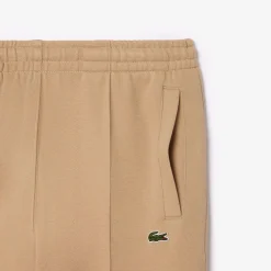 Lacoste Regular Fit Piqué Sweatpants in Beige