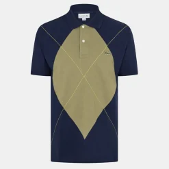 Lacoste Regular Fit Short Sleeve Polo Shirt in Blue