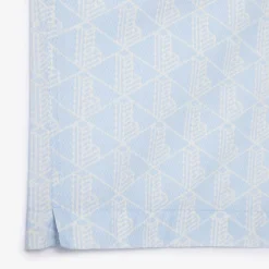 Lacoste Relaxed Fit Short Sleeve Shirt in Light Blue
