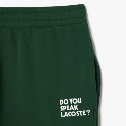 Lacoste Relaxed-Fit Sweatpants in Green
