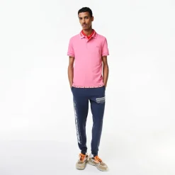 Lacoste Slim Fit Movement Polo Shirt in Pink