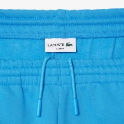Lacoste Slim Fit Organic Cotton Joggers in Blue