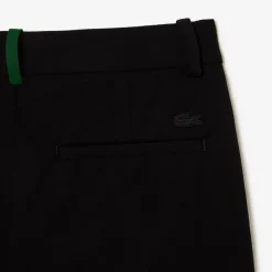 Lacoste Slim Fit Stretch Cotton Chinos in Black