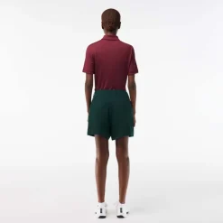 Lacoste Sport Lightweight Stretch Taffeta Golf Shorts in Green