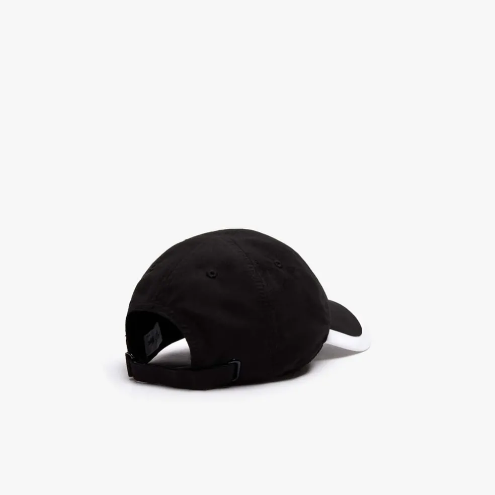 Lacoste Sport Microfiber Sports Cap in Black