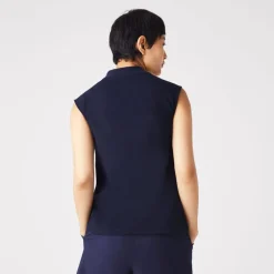 Lacoste Sport Sport Organic Cotton Golf Polo Shirt in Navy