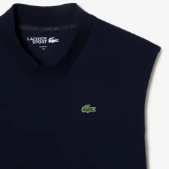 Lacoste Sport Sport Organic Cotton Golf Polo Shirt in Navy