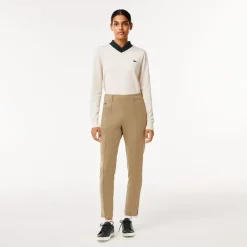 Lacoste Sport Stretch Golf Pants in Brown