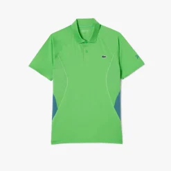 Lacoste Sport Tennis x Novak Djokovic Regular-Fit Polo Shirt in Green