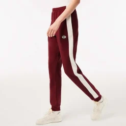 Lacoste Sporty & Rich Stretch Track Pants in Red
