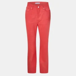 Lacoste Straight Fit Jeans in Red