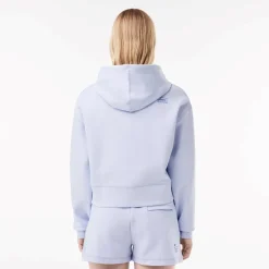 Lacoste Womens Scuba Oth Hoodie in Blue