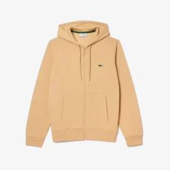 Lacoste Zip Hood xg in Beige