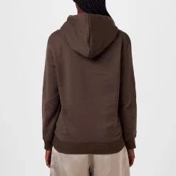 Lanvin Hooded Logo Sweatshirt in Brown