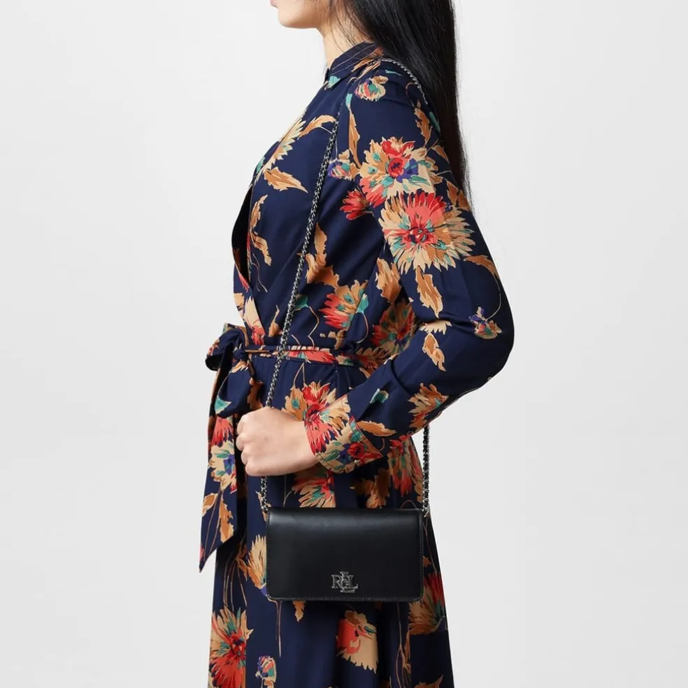 Lauren by Ralph Lauren Lock Tech Case Crossbodyody in Black