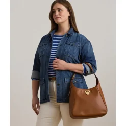 Lauren by Ralph Lauren Tanner Shoulder Bag in Brown