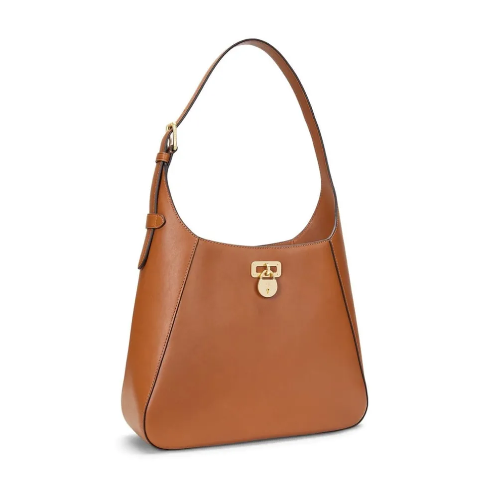 Lauren by Ralph Lauren Tanner Shoulder Bag in Brown