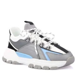 Lavair Creator Evo Trainers in White blue