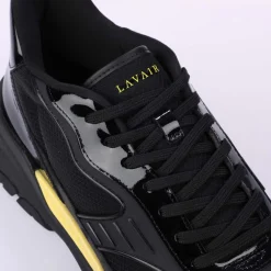 Lavair Pacific 2.0 Trainers in Black yellow