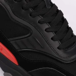 Lavair Pacific 2.0 Trainers in Black Red