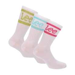 Lee 3 Pack of Sport Socks in White