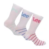 Lee 3 Pack of Sport Socks in White