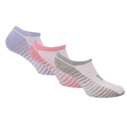 Lee 3 Pack of Trainer Liner Socks in White