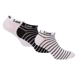 Lee 3 Pack of Trainer Liner Socks in White